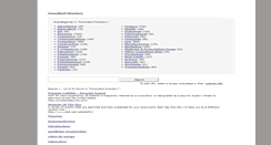 Desktop Screenshot of consultant-directory.com
