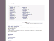 Tablet Screenshot of consultant-directory.com